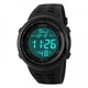 Чоловічий наручний годинник 1167BK Black Skmei (acs0030844) - зображення 2