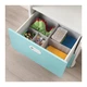 Комплект стеллажа, стола, комода и шкафа IKEA STUVA / FRITIDS 300x50x128 см голубой 392.531.38 - изображение 3