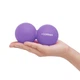 Массажный мяч Cornix Lacrosse DuoBall 6.3 x 12.6 см XR-0114 Purple - изображение 6