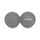 Масажний м'яч Cornix Lacrosse DuoBall 6.3 x 12.6 см XR-0115 Grey - зображення 1