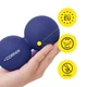 Масажний м'яч Cornix Lacrosse DuoBall 6.3 x 12.6 см XR-0109 Navy Blue - зображення 7
