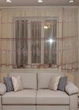 Комплект тюль зі шторкою до підвіконня Firanka Damask карниз 300см білий з фіолетовим (90_1к) - зображення 2