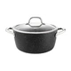 Кастрюля с крышкой Tescoma President Stone 780335 24 см 4,5 л - изображение 1