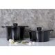 Кастрюля с крышкой Ringel Zitrone Black RG-2108-24/2 BL 5,8 л - изображение 5