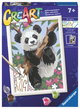 Malowanie po numerach Ravensburger Creart dla dzieci: Panda 18 x 24 cm (4005556202614) - obraz 1