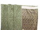 Штора жаккардовая Aurum 150×270 см зелёная с вышивкой в мелкую клетку — для спальни и гостиной - изображение 5
