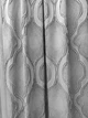 Штора жаккардовая Royal Classic 135×250 см серая с классическим узором для гостиной и спальни - изображение 5