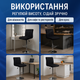 Барний стілець Bonro зі спинкою газліфт для барної стійки кафе дому та офісу екошкіра крісло барне до 120кг - зображення 4