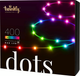 Гирлянда светодиодная Twinkly Dots RGB Smart LED 400 ламп черный кабель 20м (TWD400STP-BEU) - изображение 2