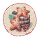 Салфетка-подкладка новогодняя гобеленовая "Вкус Рождества" (золотой люрекс) (RUNNER1385-10D) - изображение 1
