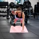 Коврик для фитнеса и йоги Gymtek 0,5 см 173х61 см Pink - изображение 11
