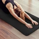 Коврик (мат) для йоги и фитнеса Gymtek NBR 1см черный - изображение 11