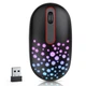 Безшумна Миша iMice Seenda IWG-DDS01 2.4G Чорна з RGB підсвічуванням - зображення 1