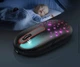 Безшумна Миша iMice Seenda IWG-DDS01 2.4G Чорна з RGB підсвічуванням - зображення 5