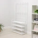 Вешалка-стойка для одежды и обуви Multifunctional Shoe & Hat Rack 80 х 25.5 х 170 см (R94054) Белый - изображение 5