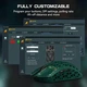 Игровая мышь ATTACK SHARK R5 Ultra Green (PAW3950MAX, 8000 Гц, 39 г, 2.4G/Bluetooth/USB-C) - изображение 3