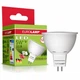 Лампа светодиодная EUROLAMP ЕКО MR16 5Вт GU5.3 3000K 420Лм 12V (LED-SMD-05533(12)(P)) - изображение 1