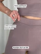 Лосины в рубчик женские Merlini Понто 600000284 4XL-5XL Бежевые (600000284_4) - изображение 6