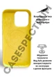 Чохол силіконовий OEG Shell Guard Silicone case with Magnetic Ring MagSafe для Apple iPhone 13 Pro 6,1” Lemon Zest - зображення 4