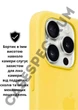 Чохол силіконовий OEG Shell Guard Silicone case with Magnetic Ring MagSafe для Apple iPhone 13 Pro 6,1” Lemon Zest - зображення 6