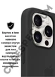 Чехол силиконовый OEG Shell Guard Silicone case with Magnetic Ring MagSafe для Apple iPhone 13 Pro 6,1” Midnight - изображение 6
