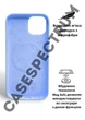 Чохол силіконовий OEG Shell Guard Silicone case with Magnetic Ring MagSafe для Apple iPhone 13 14 6,1” Blue Fog - зображення 4