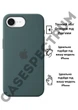 Чехол силиконовый OEG Shell Guard Silicone case with Magnetic Ring MagSafe для Apple iPhone 16e 6,1” Lake Green - изображение 2