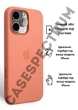 Чехол силиконовый OEG Shell Guard Silicone case with Magnetic Ring MagSafe для Apple iPhone 16 Pro Max 6,9” Tangerine - изображение 2