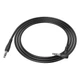 Кабель AUX Borofone BL10 3.5mm 1m кутовий black - изображение 2