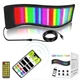 Светодиодная LED панель для авто ART-0568 RGB 89.8×19.2 см Bluetooth Type-C IP65 управление через телефон и пульт текст анимация - изображение 1