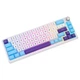 Беспроводная клавиатура KZZI K68 Pro Wireless Keyboard UA\ENG (Rainbow Switch) Blue Sea (6977534870468) - изображение 4