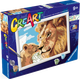 Malowanie po numerach Ravensburger Creart dla dzieci: Lew z małym (4005556239764) - obraz 1