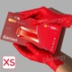 Перчатки нитриловые Mediok Garnet размер XS красного цвета 100 шт - изображение 1