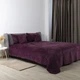 Покривало ТЕП "VELOUR" Бордо/Ромб круглий, 180x240 - изображение 4