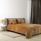 Покривало ТЕП "VELOUR" Кофейне/Ромб круглий, 220x240 - изображение 4