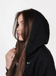 Bluza damska rozpinana streetwear z kapturem Nike W Nsw Nk Chll Ft Fz Hdy FN2415-010 XL Czarna (196974861980) - obraz 6