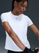 Спортивна футболка для фітнесу жіноча Nike W Nk One Classic Df Ss Top Wt IB9408-100 M Біла (197864305508) - зображення 5