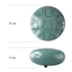 Глюкофон 11 нот 21 см tongue drum бірюзовий - зображення 7