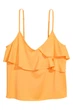 Топ H&M жовтий GFQNV556 L - зображення 2