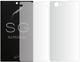 Бронепленка для Sony Xperia Z1 compact D5503 комплект: для передней и задней панели износоустойчивая полиуретановая SoftGlass - изображение 1