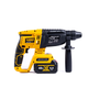 Набор аккумуляторный DeWalt 3в1 шуруповерт перфоратор болгарка в кейсе с 2 аккумуляторами 48 Вт Черный с желтым - изображение 8