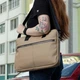 Женская деловая сумка для ноутбука до 15.6" Capitalist Str Beige, бежевая, из фактурной экокожи, 5 отделений - изображение 10