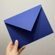 Конверт з дизайнерського картону Під листівки A5 Blue - изображение 2