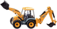 Model kolekcjonerski Siku Super Koparko-ładowarka JCB 4CX (S3558) (4006874035588) - obraz 1
