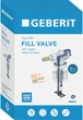 Впускной клапан Geberit тип 383 с боковым подводом 3/8" и 1/2" (4064746037702) - изображение 2