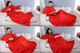 Плед с рукавами Snuggie Флисовый 160х130 см Красный (5024695) - изображение 3