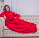 Плед с рукавами Snuggie Флисовый 160х130 см Красный (5024695) - изображение 5