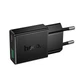Мережевий зарядний пристрій HOCO N73 Speed PD ultra-thin charger charger Type-C cable 20W Black - зображення 4