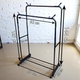 Підлогова вішалка для одягу на колесах подвійна HANSON Double Simple Rack 144х97х40 см - зображення 2