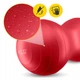 М'яч для фітнесу (арахіс) 4FIZJO Air Ball Peanut 45 x 90 см Anti-Burst Red (P-5907739318558) - зображення 7